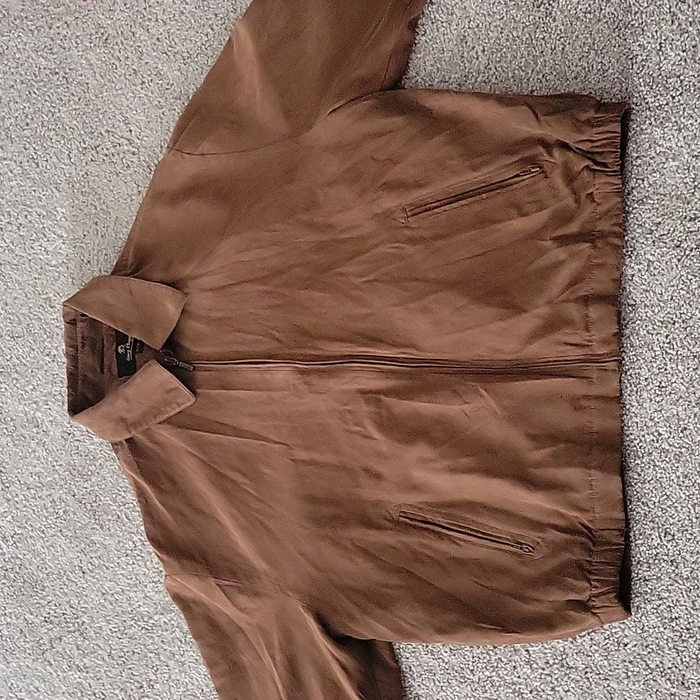 EUC Gary Player zip-up bomber jacket